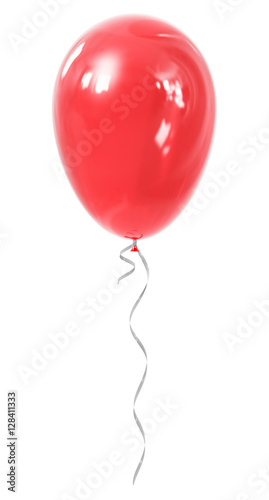 Red inflatable air balloon