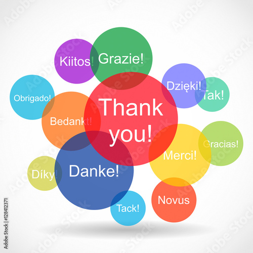 Thank you messages in different languages