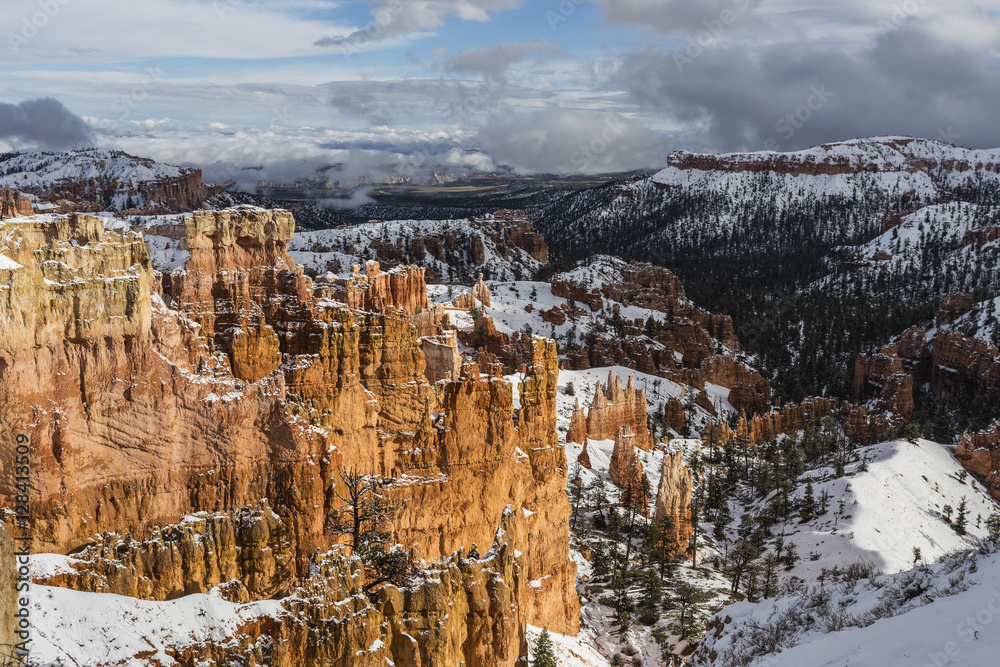 Bryce Canyon National Park Winter Storm View