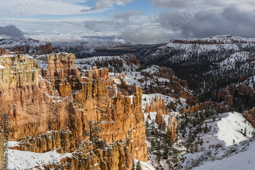 Bryce Canyon National Park Winter Storm View