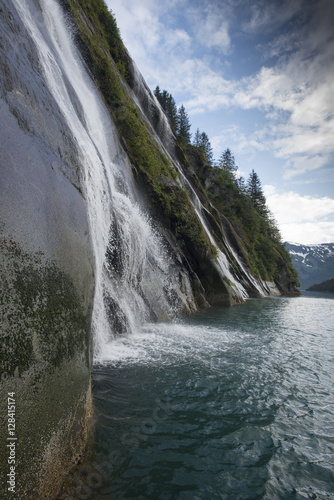 Waterfalls, the Vestibule, Endicott Arm, Alaska
