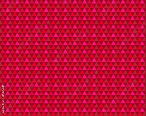 Geometric background, vector, abstract red triangles, trendy design.