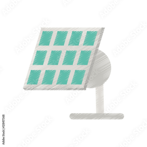 solar panel renewable energy alternative ed vector illustration eps 10