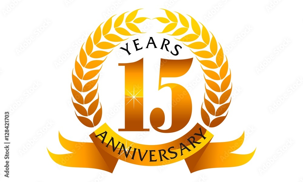 15 Years Ribbon Anniversary
