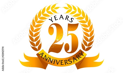 25 Years  Ribbon Anniversary 
