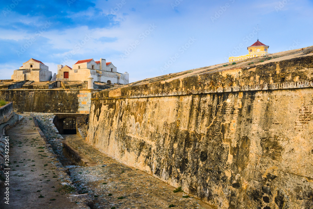 Inside the Fort of Graca. Elvas. Alentejo Region. Portugal