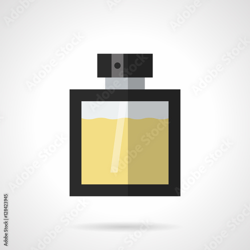 Perfumery products flat color vector icon