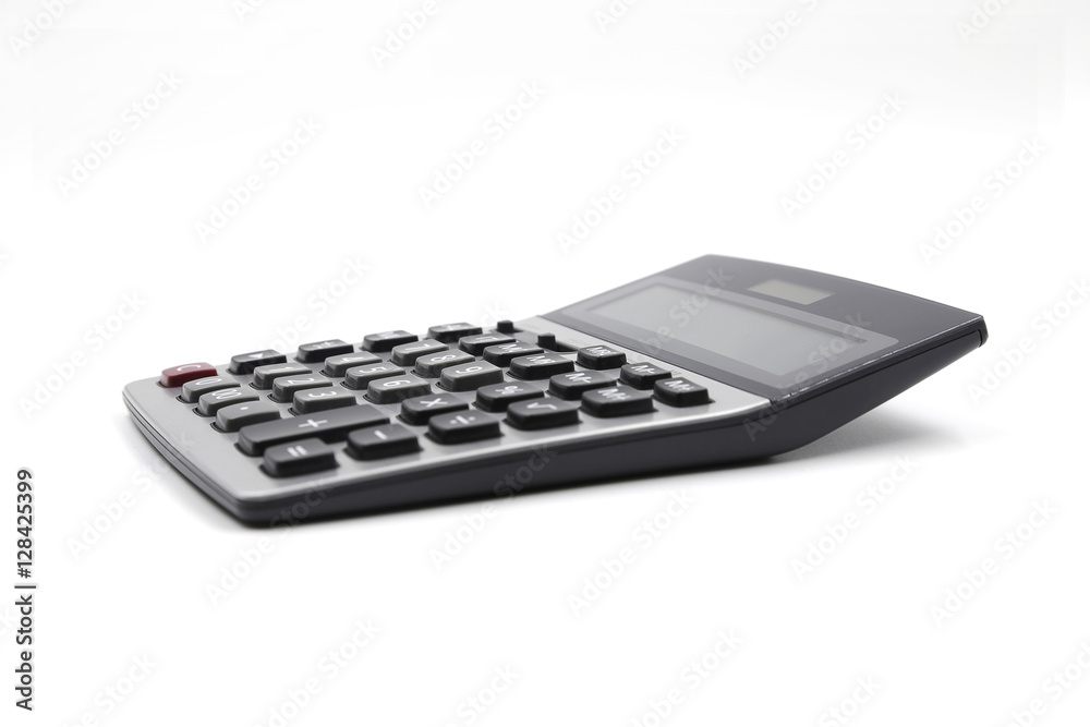 calculator on white background calculator on white background