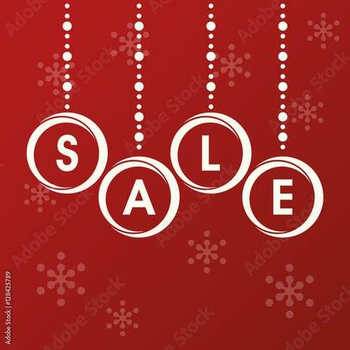 christmas sale banner sign
