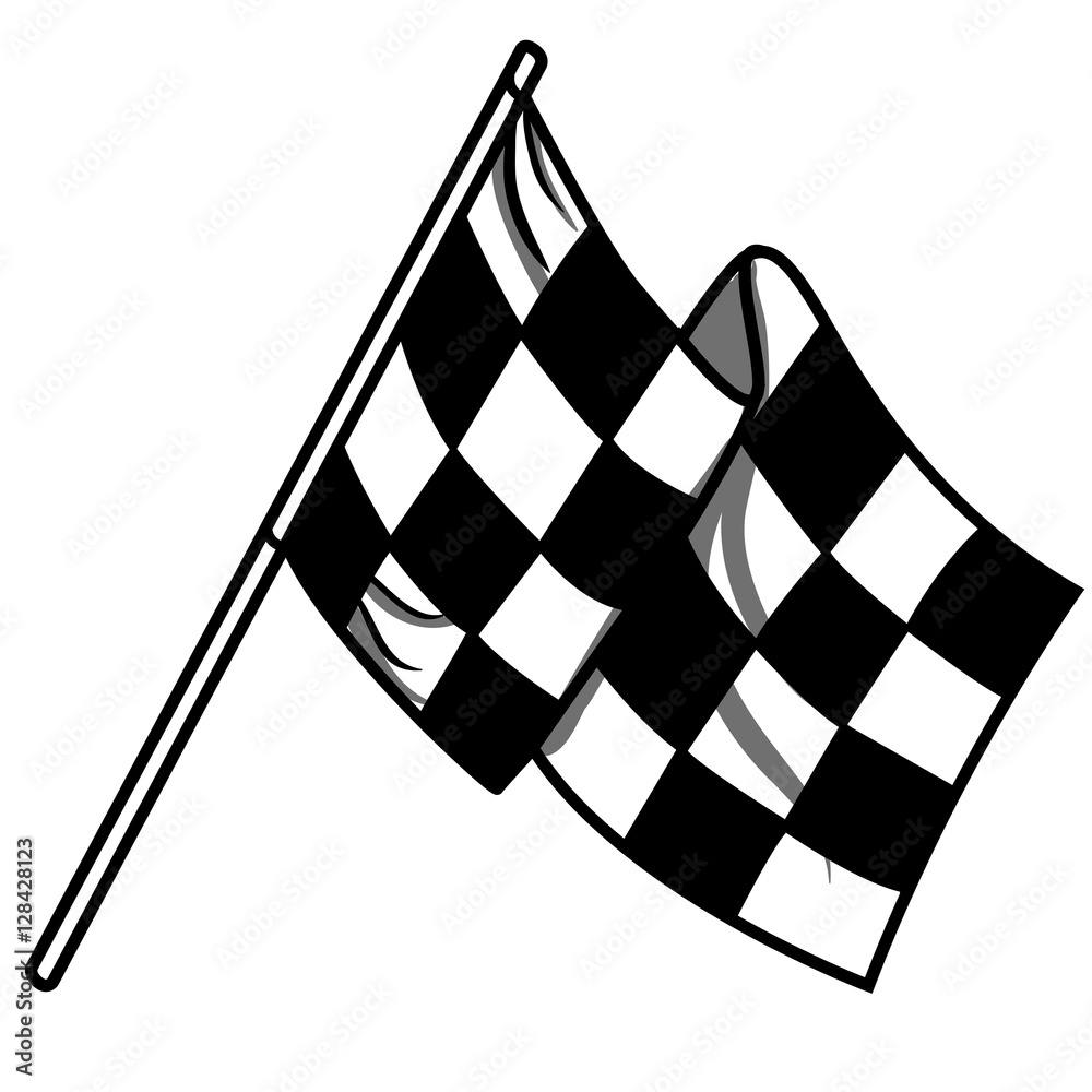 single flag chess flag vector de Stock Adobe Stock