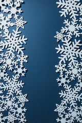 Christmas decoration with snowflakes