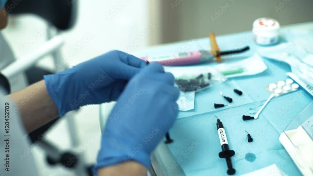 dentist work. Preparation tools and resources for dental treatment dentist work. Preparation tools and resources for dental treatment