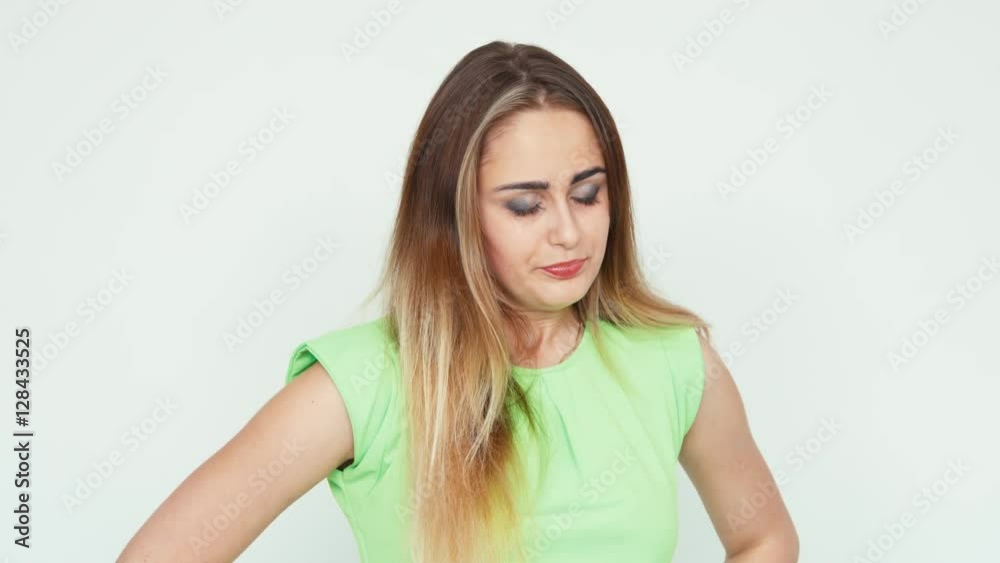 Angry teenager cursing and waving his arms Angry teenager cursing and waving his arms
