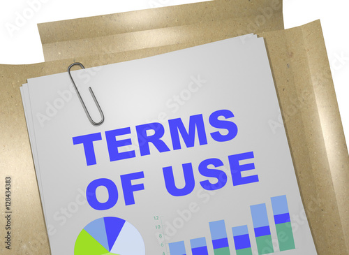 Terms of Use concept