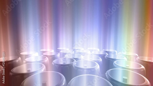 Multicolored Light Streak Background