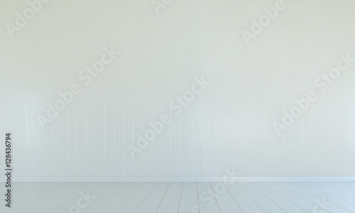 White wall empty room