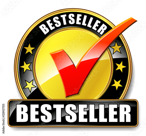 bestseller icon on white background