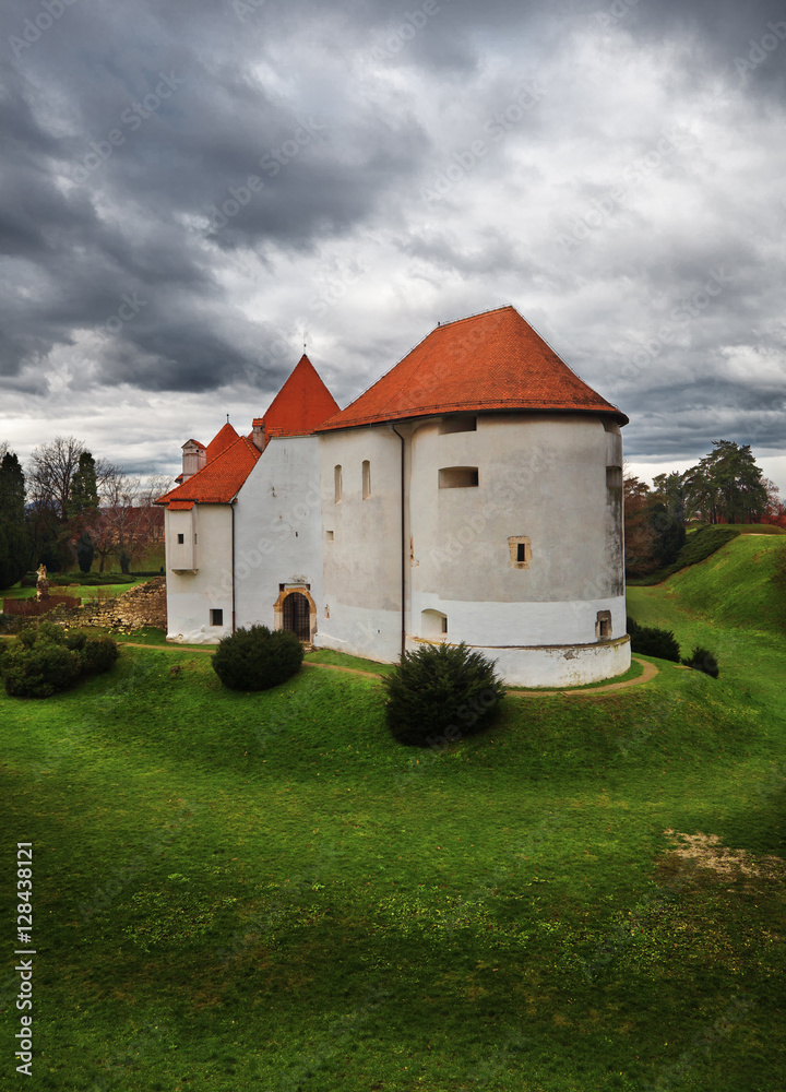 castle in Varazdin. Croatia.