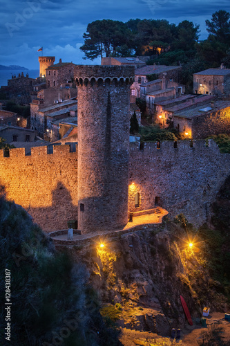 Tossa de Mar Old Town in Spain