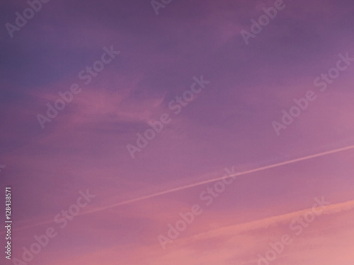 purple sunset sky