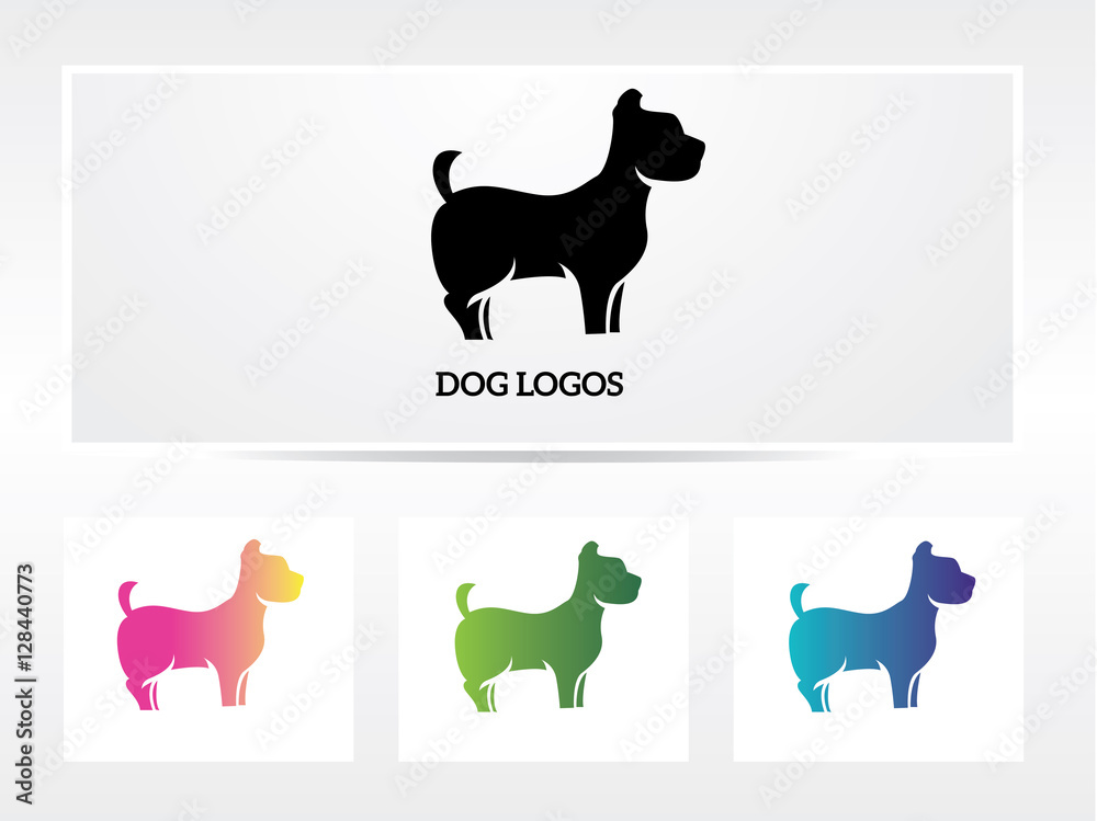 Obraz premium dog logo