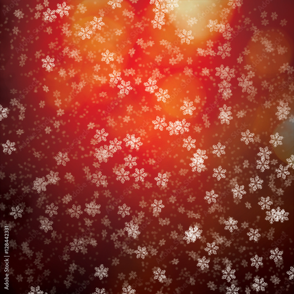 Snowing Background with subtle bokeh Snowing Background with subtle bokeh