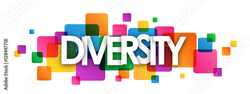 DIVERSITY vector letters icon