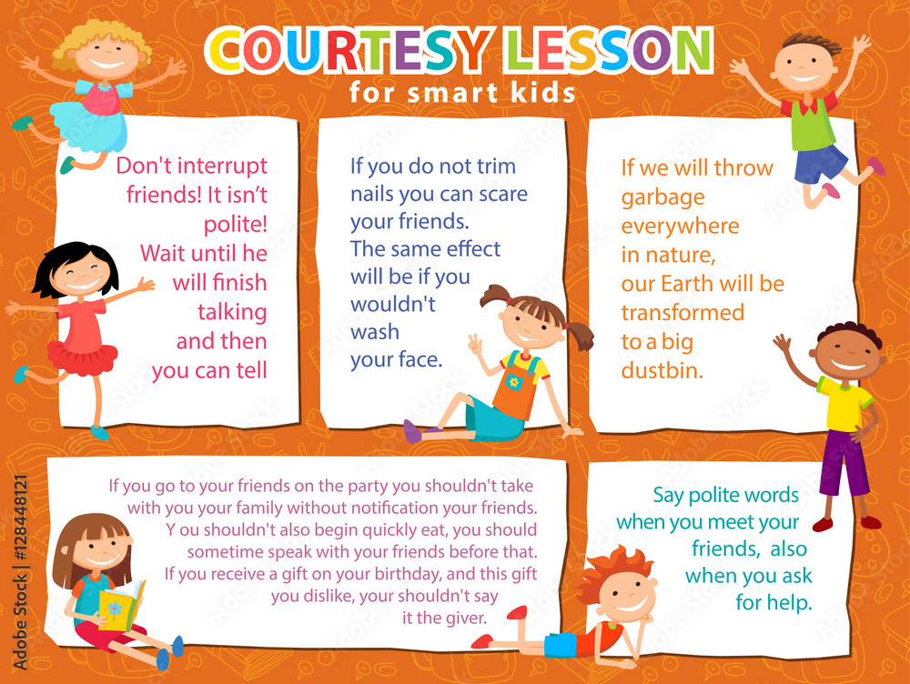 Vector brochure backgrounds with cartoon children. Infographic template design. Vector brochure backgrounds with cartoon children. Infographic template design.