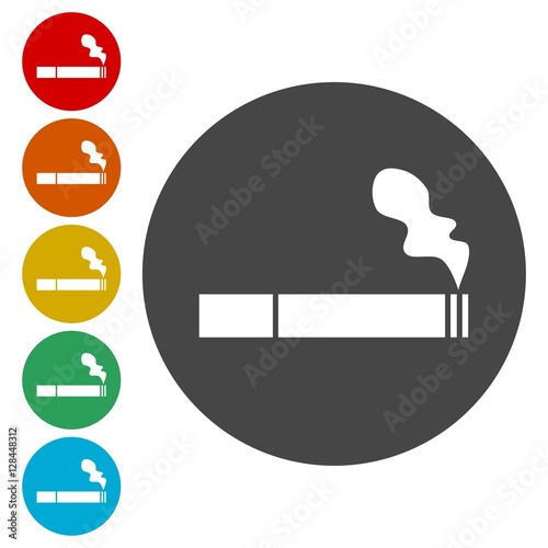 Smoking Icon, Smoke vector icon 