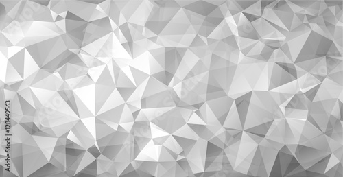 Fototapeta Naklejka Na Ścianę i Meble -  Gray triangular abstract background. Trendy vector illustration.
