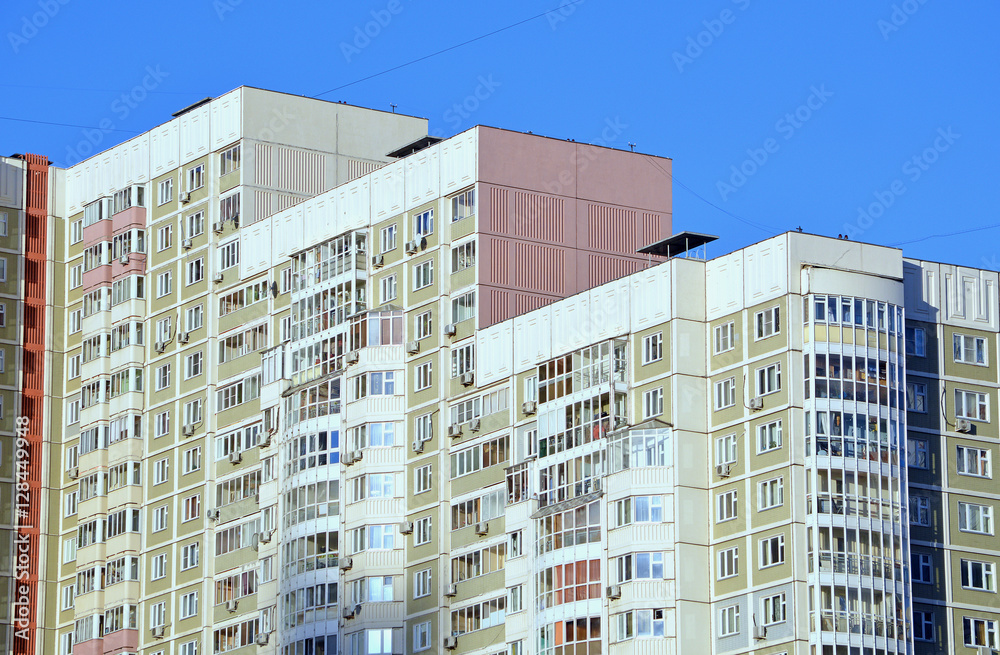 Fototapeta premium Новые жилые дома в Новокуркино