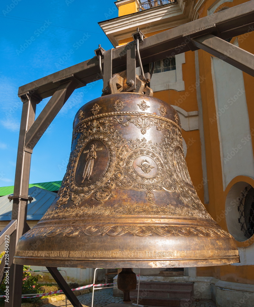The old church bell in one of Moscow's monasteries