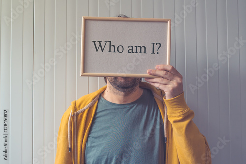 Who am I, self-knowledge concept
