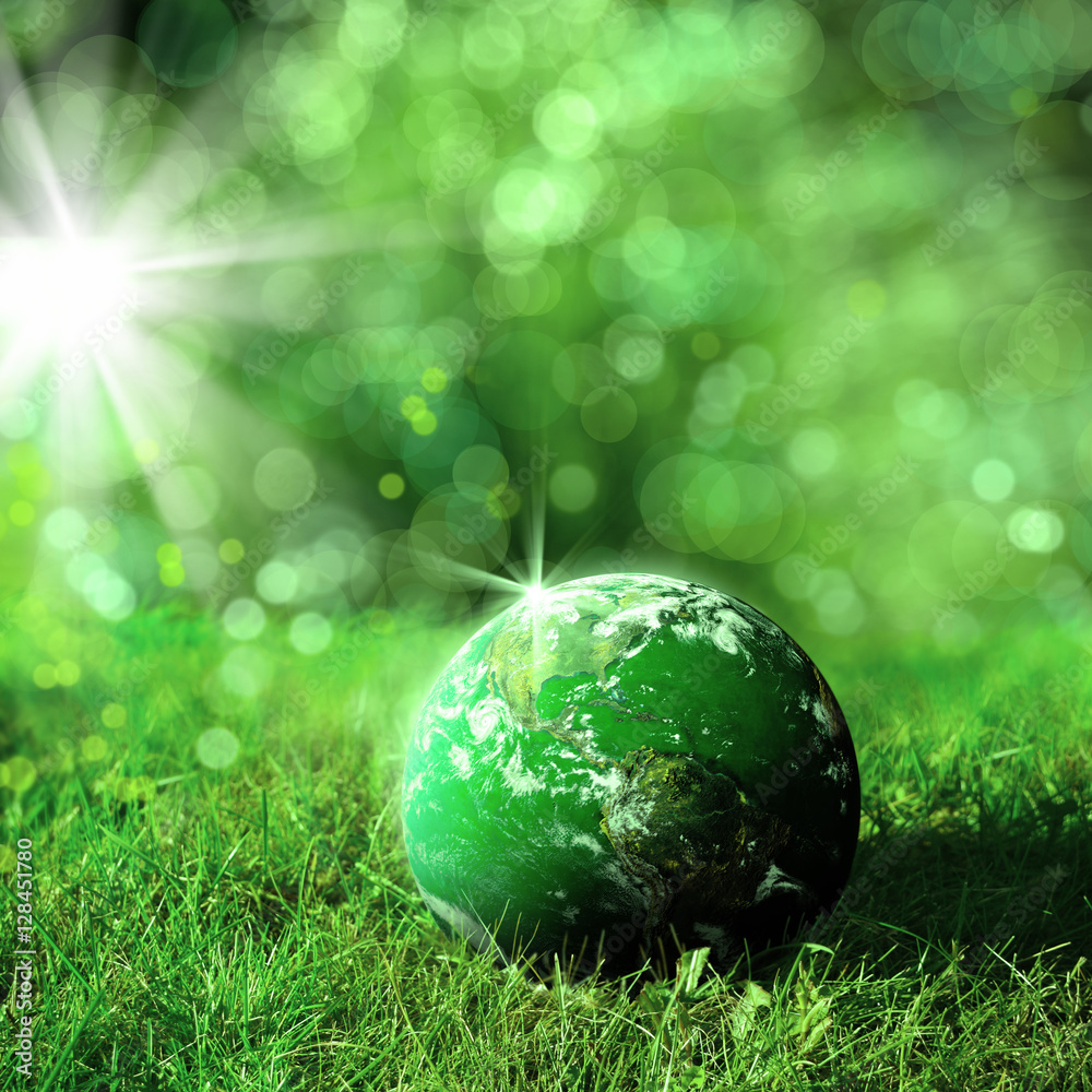 world on green landscape world on green landscape