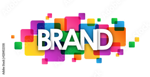 “BRAND" Colourful Icon
