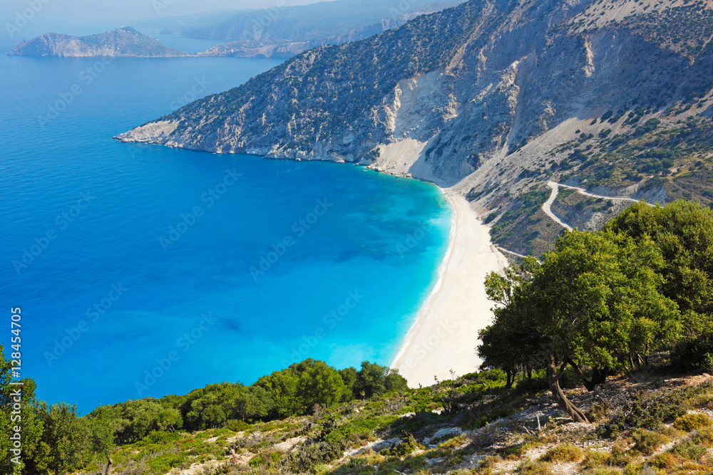 Myrtos in Kefalonia island, Greece