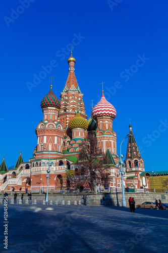 Saint Basil's Cathedral in the Red Square, Moscow, Russia