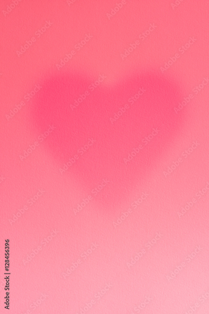 Day Valentine. Watercolor Paper Texture With Shape Of Heart Or Background For Artwork Gently Pink Color.