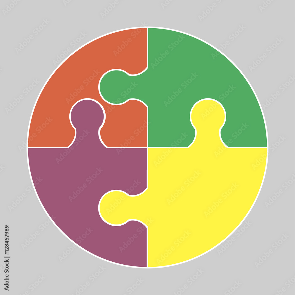 Circular colorful icon Circular colorful icon