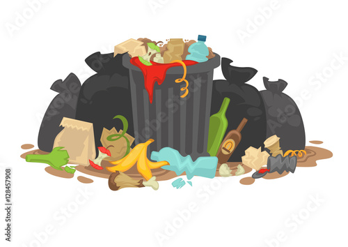 Pile of Decaying Garbage Left Lying Around.