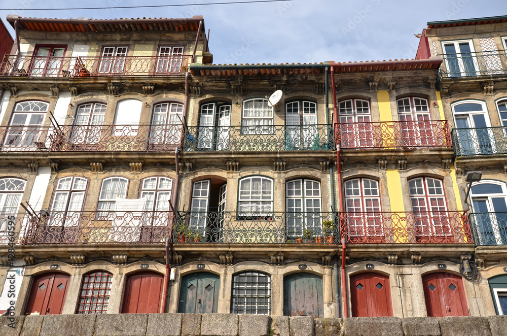 Fototapeta premium Particolare delle case a Porto