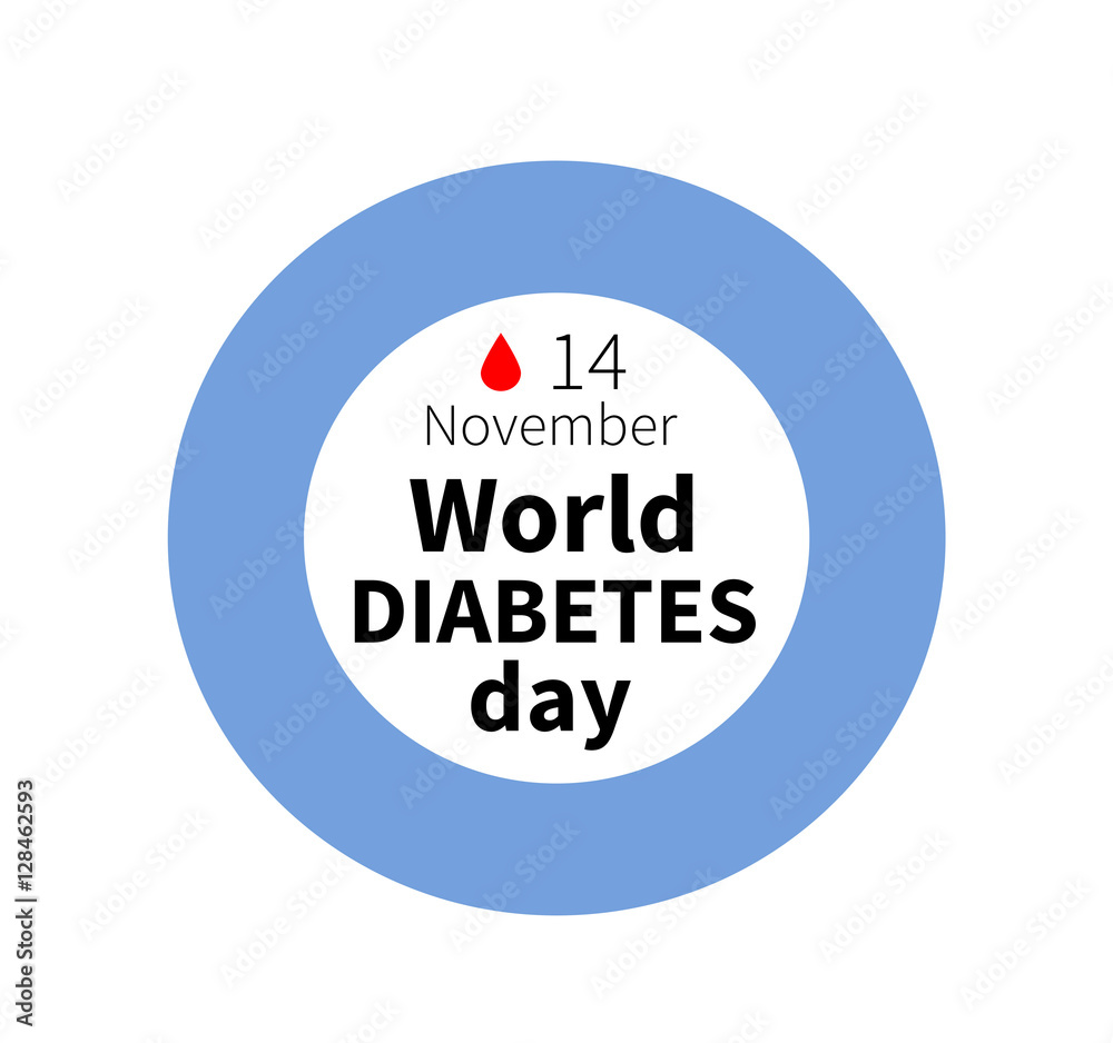 Fototapeta premium World diabetes day, november 14th