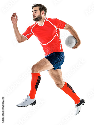 rugby player man isolated  © snaptitude