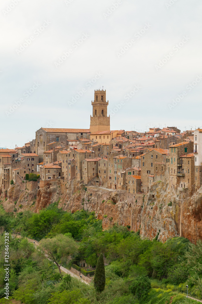 Pitigliano charming medieval town in Italy
