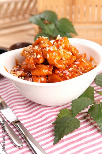 Sweet and Sour Chicken, 닭강정 photo