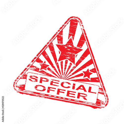Triangular Special Offer Stamp