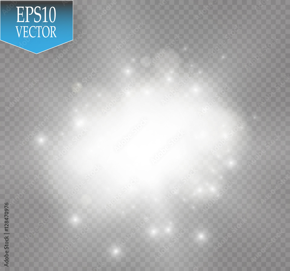 Glow light effect. Star burst with sparkles. Vector illustration
Glow light effect. Star burst with sparkles. Vector illustration