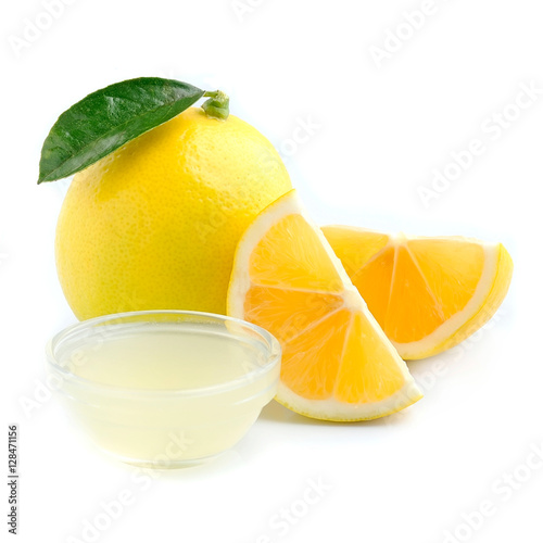 Lemon with juice