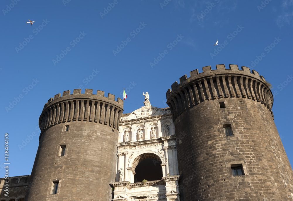 The Castel Nuovo in Naples, Italy