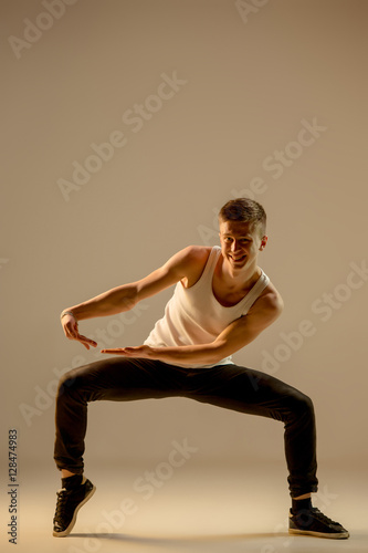 The women dancing hip hop choreography